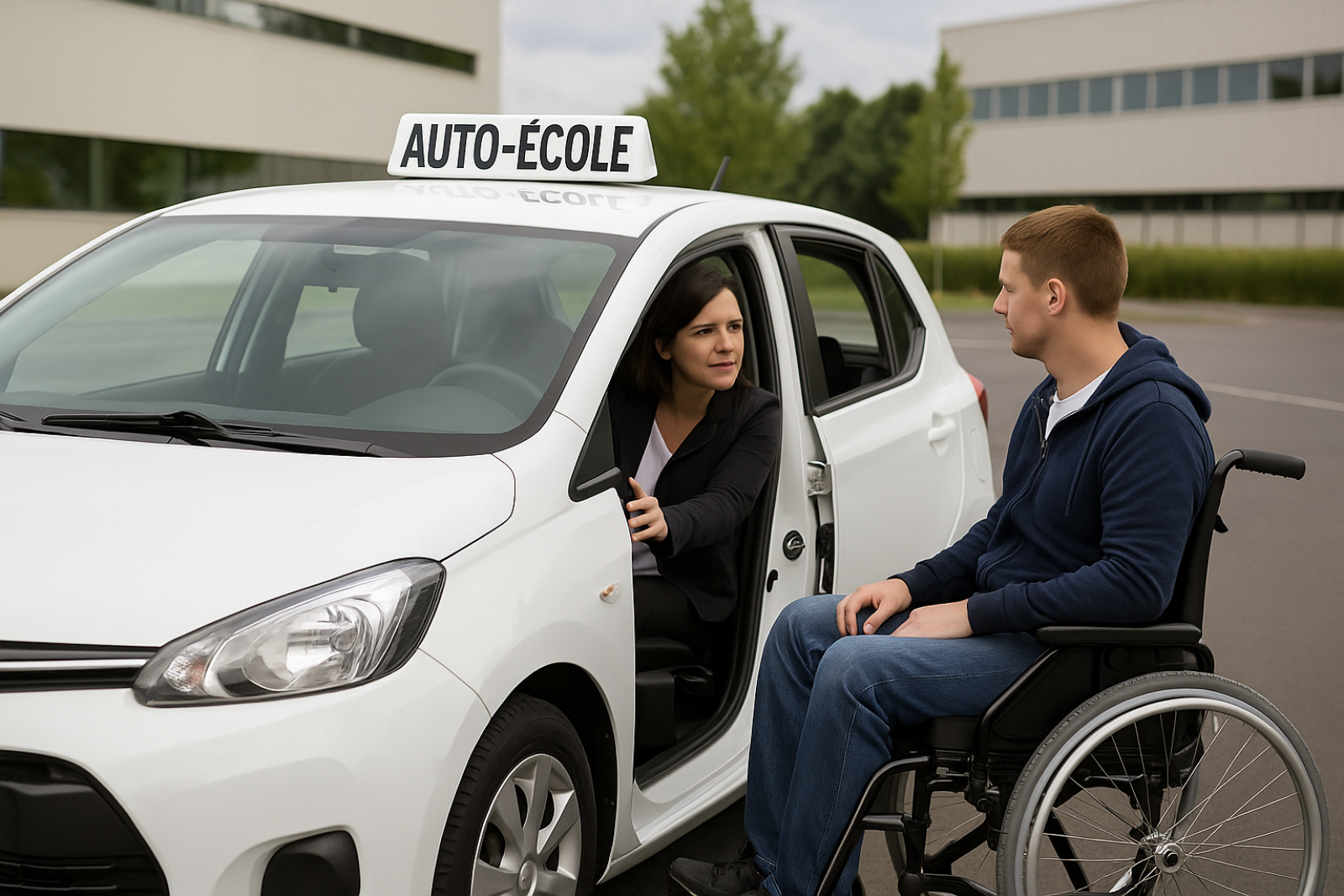 Auto-école adaptée aux personnes handicapées avec véhicules certifiés UTAC dans la Loire