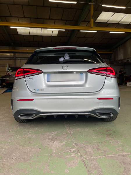 Mercedes Classe A200 grise adaptée PMR avec KS et levier poussé main droite