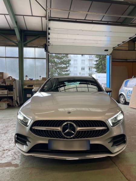 Mercedes Classe A200 grise adaptée PMR avec KS et levier poussé main droite