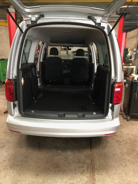 Décaissement arrière permettant l'accès fauteuil et le transport PMR Auvergne Rhône Alpes