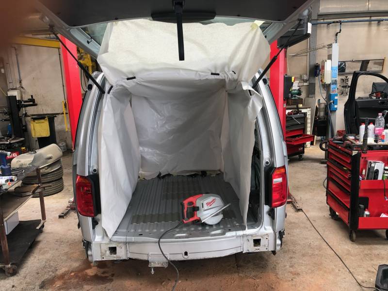 Décaissement arrière permettant l'accès fauteuil et le transport PMR Auvergne Rhône Alpes