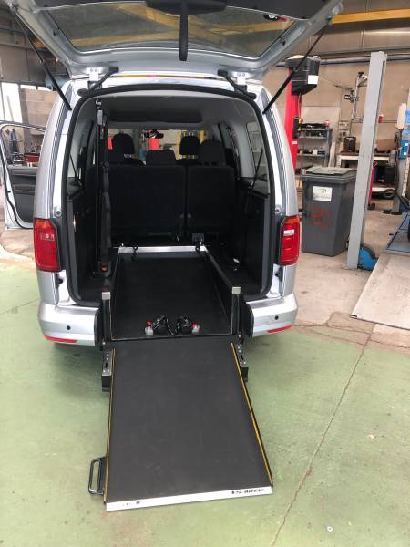 Décaissement arrière permettant l'accès fauteuil et le transport PMR Auvergne Rhône Alpes